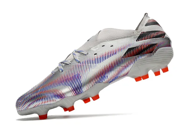 Adidas X Speedflow Sapatos de Futebol Ouro Vermelho Preto Campo Firme 9