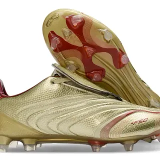 Adidas X Speedflow Metallic Gold Red Firm-Ground Soccer Shoes
