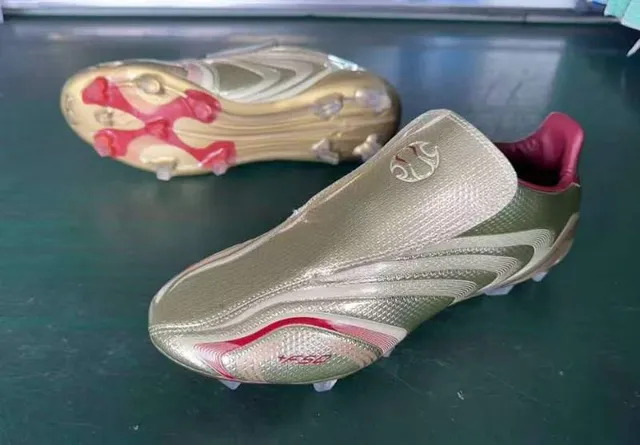 Adidas X Speedflow Metallic Gold Red Firm-Ground Soccer Shoes 8