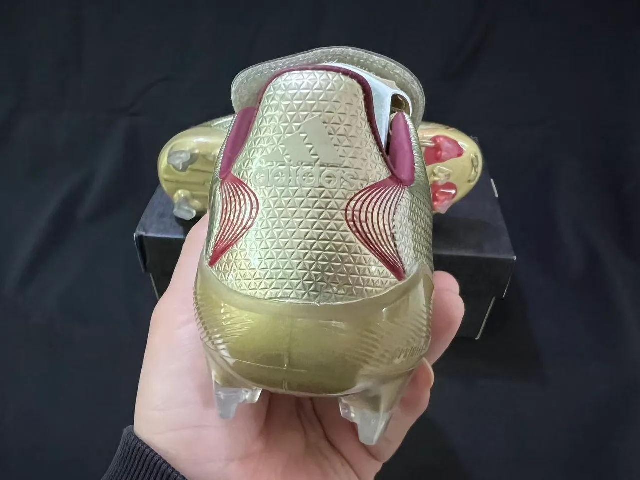 Adidas X Speedflow Metallic Gold Red Firm-Ground Soccer Shoes 10