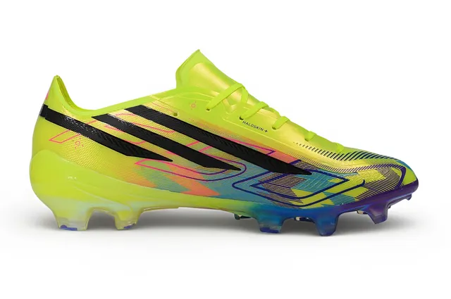 Adidas X Speedflow নিয়ন হলুদ ইরিডেসেন্ট ফুটবল জুতো দৃঢ় মাঠের জন্য 7