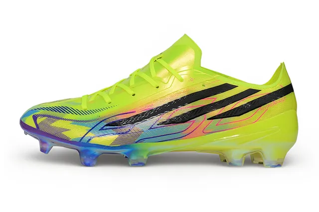 Adidas X Speedflow নিয়ন হলুদ ইরিডেসেন্ট ফুটবল জুতো দৃঢ় মাঠের জন্য 8