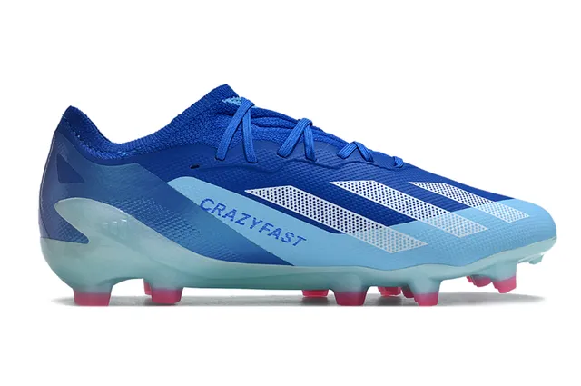 Adidas X Speedflow White Blue Yellow Firm-Ground Soccer Shoes 3