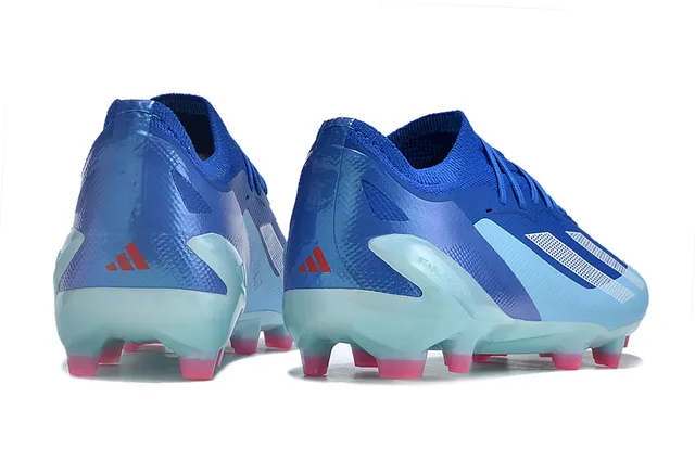 Adidas X Speedflow White Blue Yellow Firm-Ground Soccer Shoes 5