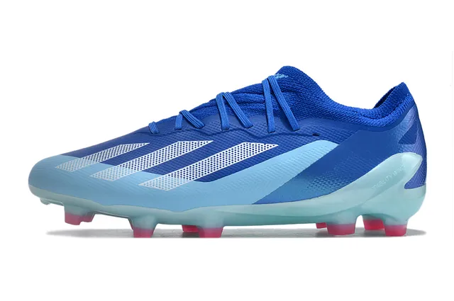 Adidas X Speedflow White Blue Yellow Firm-Ground Soccer Shoes 7