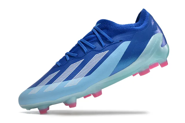 Adidas X Speedflow White Blue Yellow Firm-Ground Soccer Shoes 8