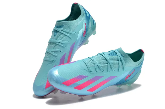 Adidas X Speedflow White Blue Yellow Firm-Ground Soccer Shoes 11
