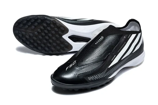 Adidas X Speedportal Hyperfast Noir Blanc Turf Chaussures de Football 6