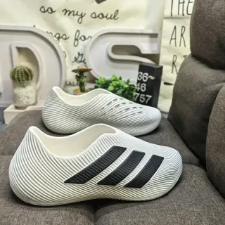Adidas Yeezy Slide सफेद काला जीवनशैली स्नीकर