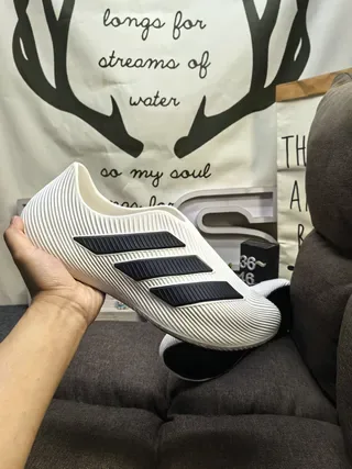 Adidas Yeezy Slide White Black Lifestyle Sneakers 5