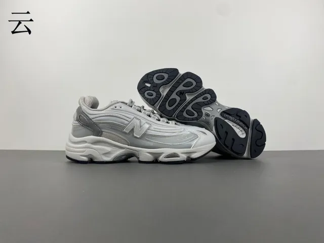 Aimé Leon Dore Gray Black Sole Layered Synthetic-Mesh Upper Chunky Sneakers 12