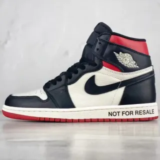 Air Jordan 1 High Preto Branco Vermelho Não para Revenda Tênis de Basquete
