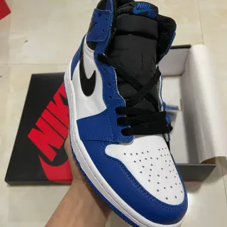 Air Jordan 1 Royal Blue White Black Basketball Shoes