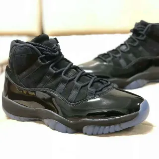 Air Jordan 11 Black Patent Leather Basketball Shoes
