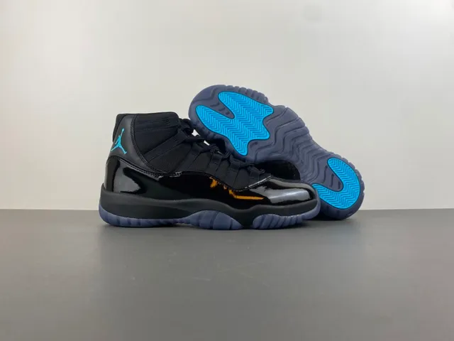 Air Jordan 11 Black Patent Leather Basketball Shoes 13