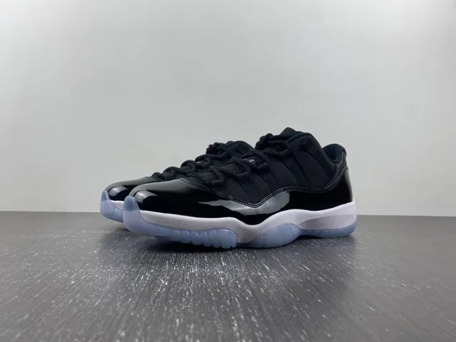 Air Jordan 11 Black White Royal Blue Basketball Shoes 2