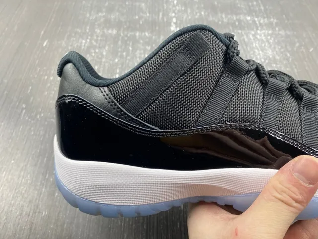 Air Jordan 11 Black White Royal Blue Basketball Shoes 9