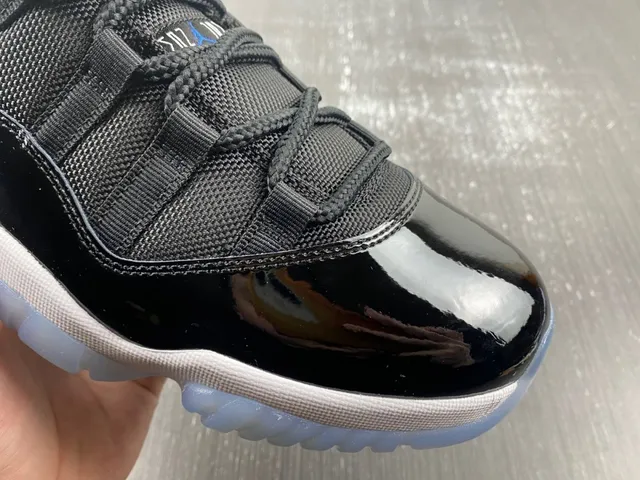 Air Jordan 11 Black White Royal Blue Basketball Shoes 10