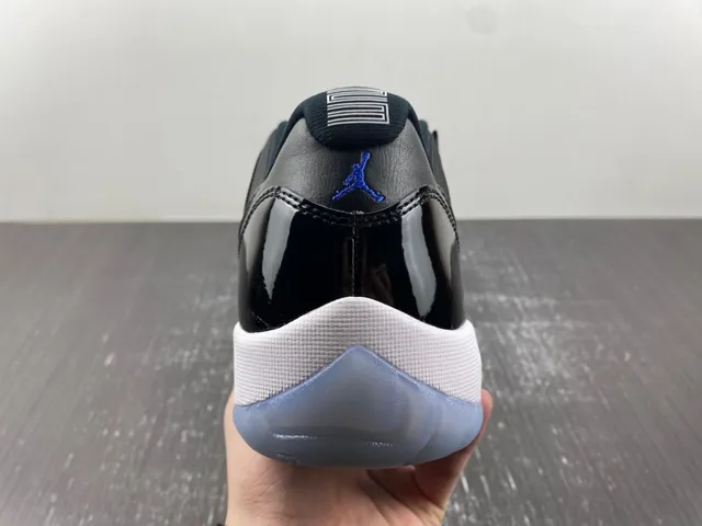 Air Jordan 11 Black White Royal Blue Basketball Shoes 12