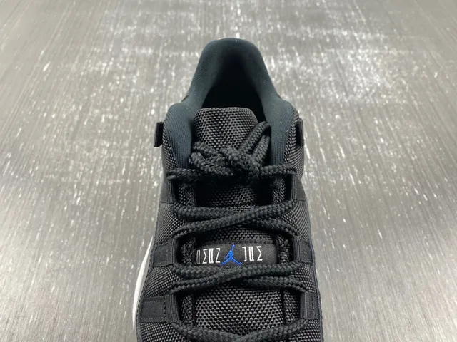 Air Jordan 11 Black White Royal Blue Basketball Shoes 13