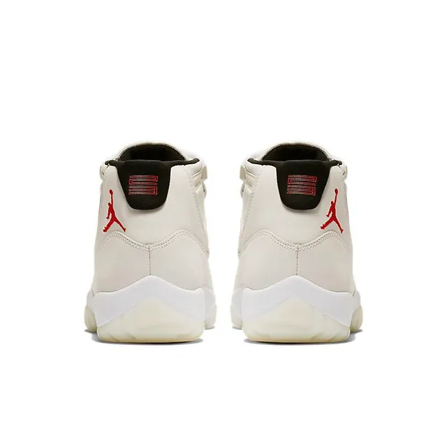 Air Jordan 11 Off-White Red Jumpman High-Top Basketball Shoes 2