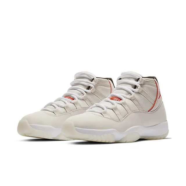 Air Jordan 11 Off-White Red Jumpman High-Top Basketball Shoes 3