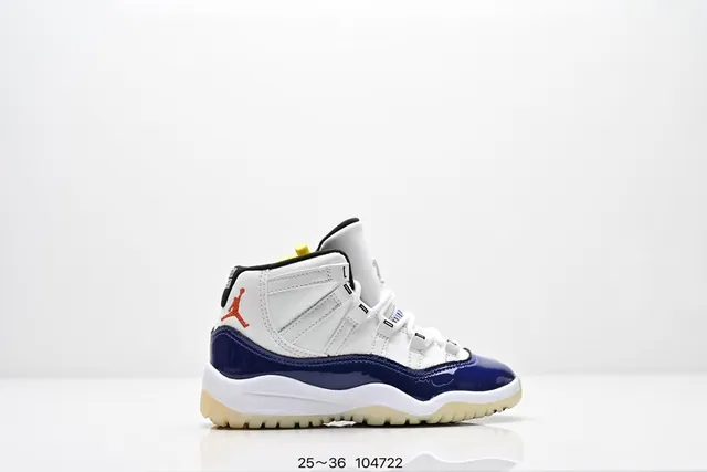 Air Jordan 11 Purple Gradient Patent Leather Basketball Shoes 4
