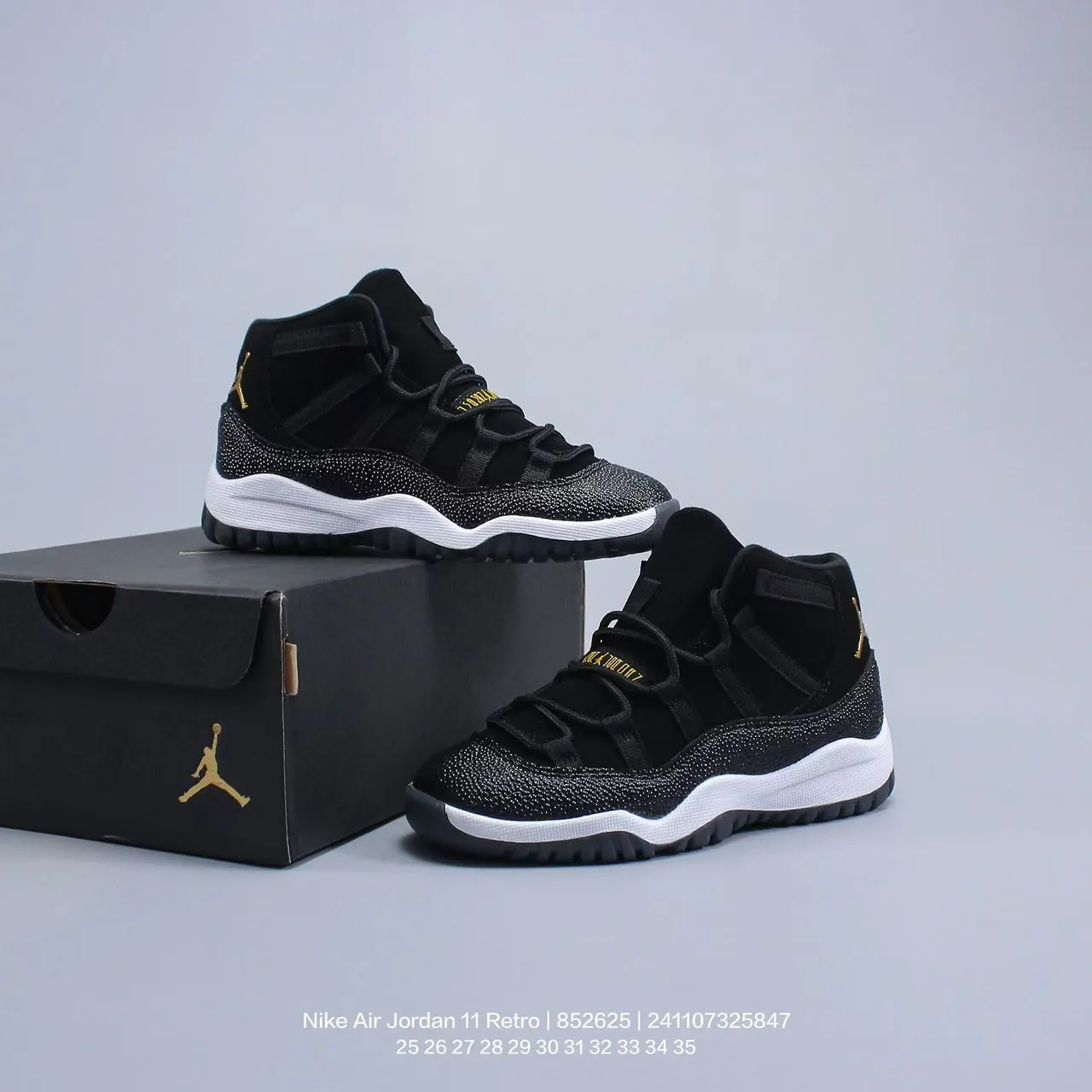 Air Jordan 11 Purple Gradient Patent Leather Basketball Shoes 13