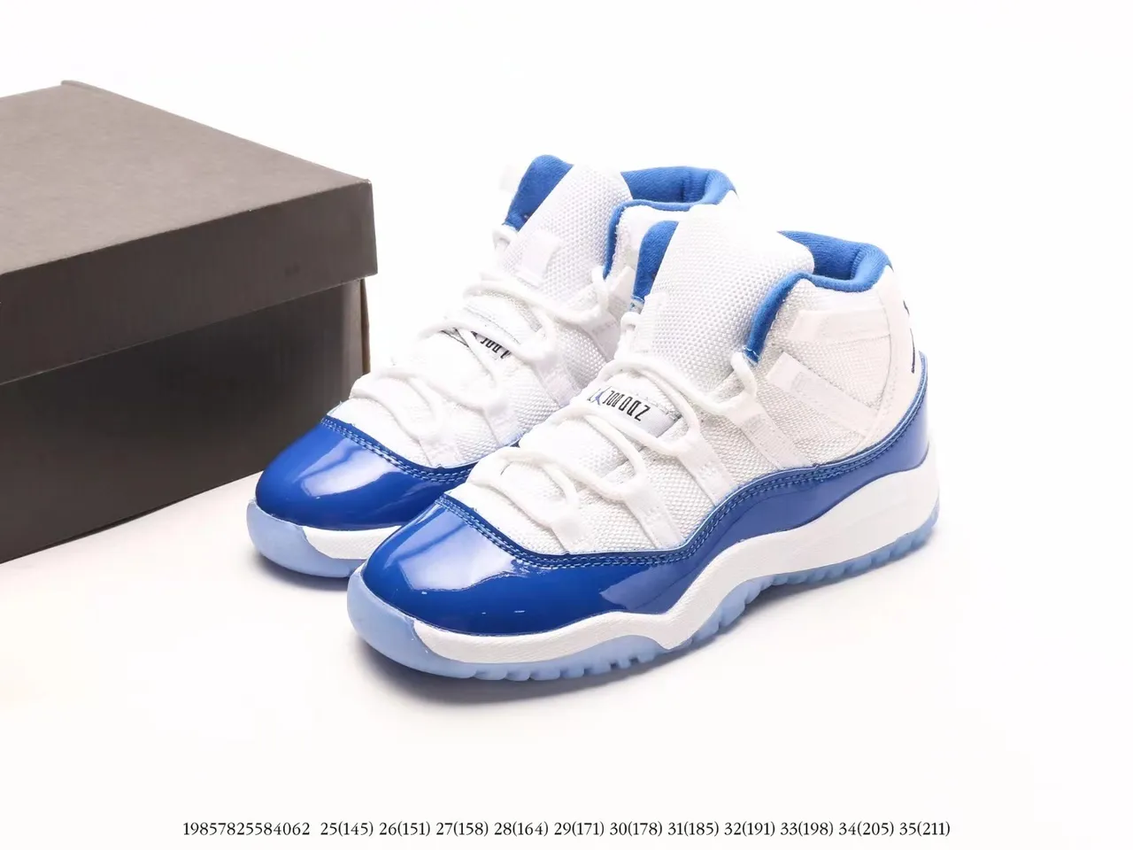 Air Jordan 11 Purple Gradient Patent Leather Basketball Shoes 16