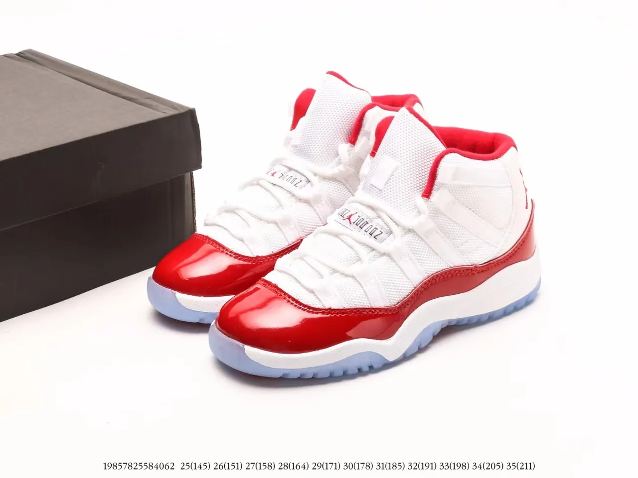 Air Jordan 11 Purple Gradient Patent Leather Basketball Shoes 23