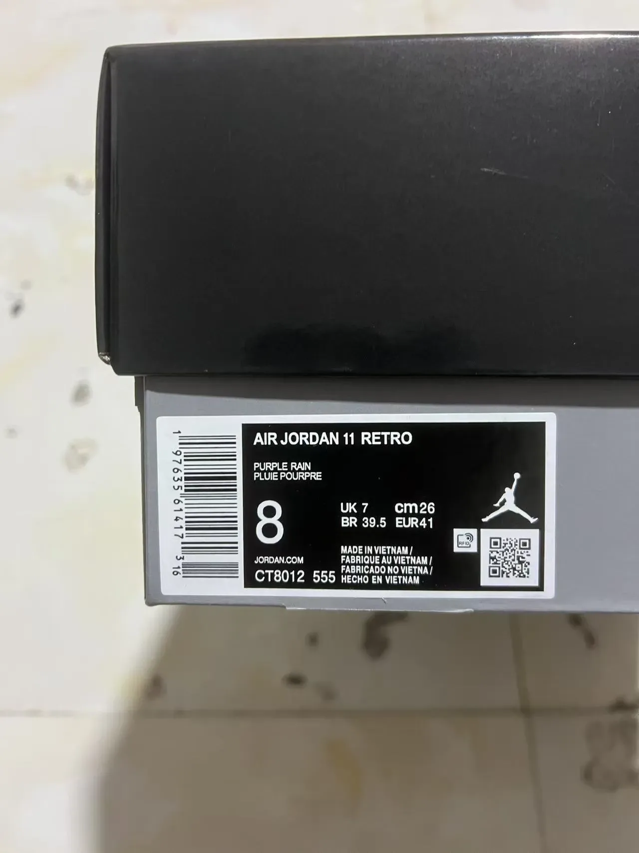 Air Jordan 11 أرجواني سويد هوت توب أحذية كرة السلة 10