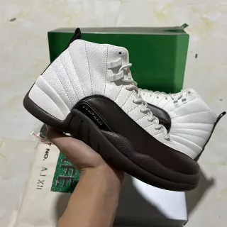 Air Jordan 12 White Chocolate Basketball Shoes