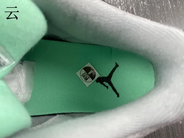 Air Jordan 3 Black Cement Green Basketball Shoes 8