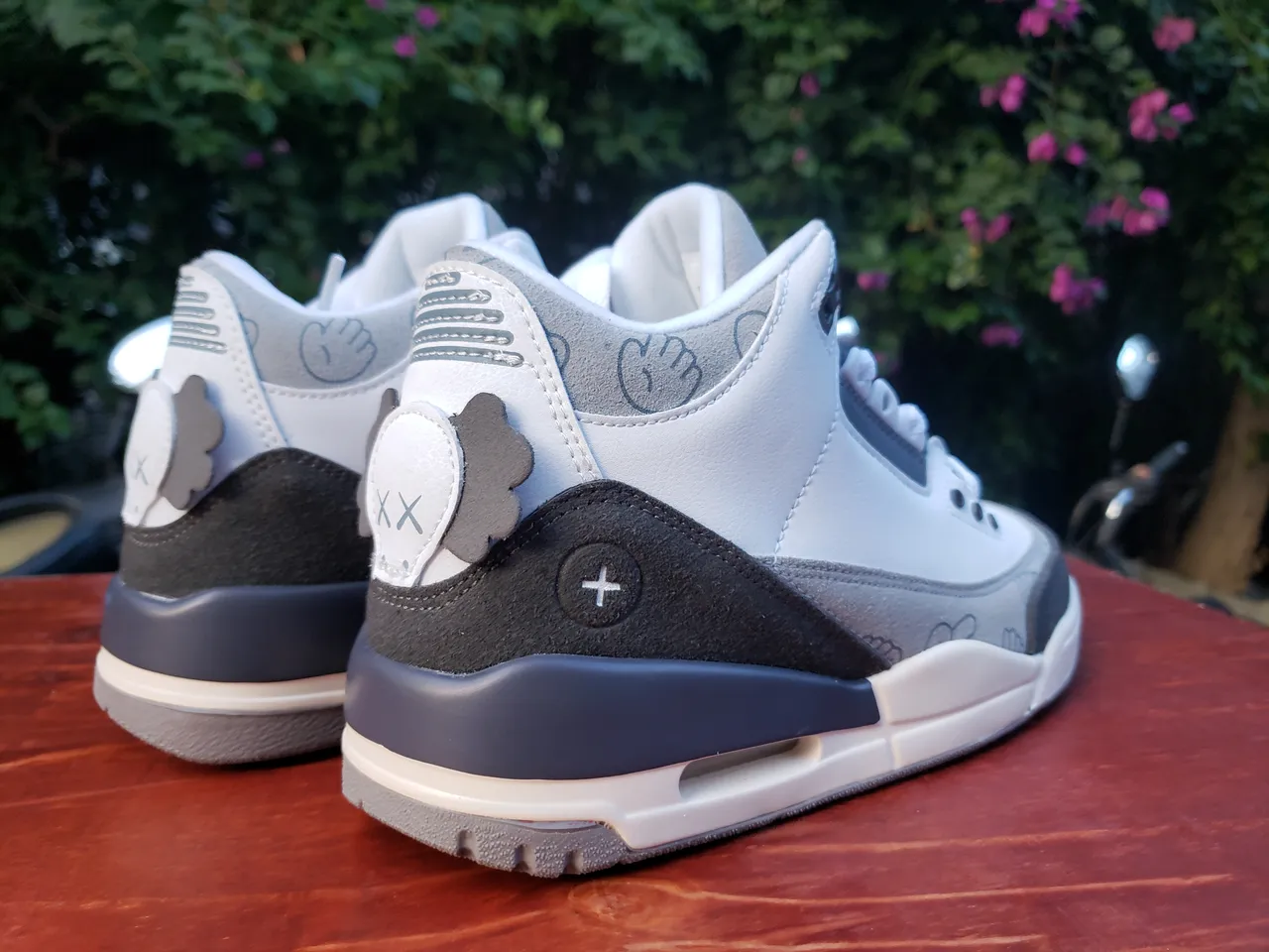 Air Jordan 3 Elephant Print Motif High-Top Basketball Shoes 5