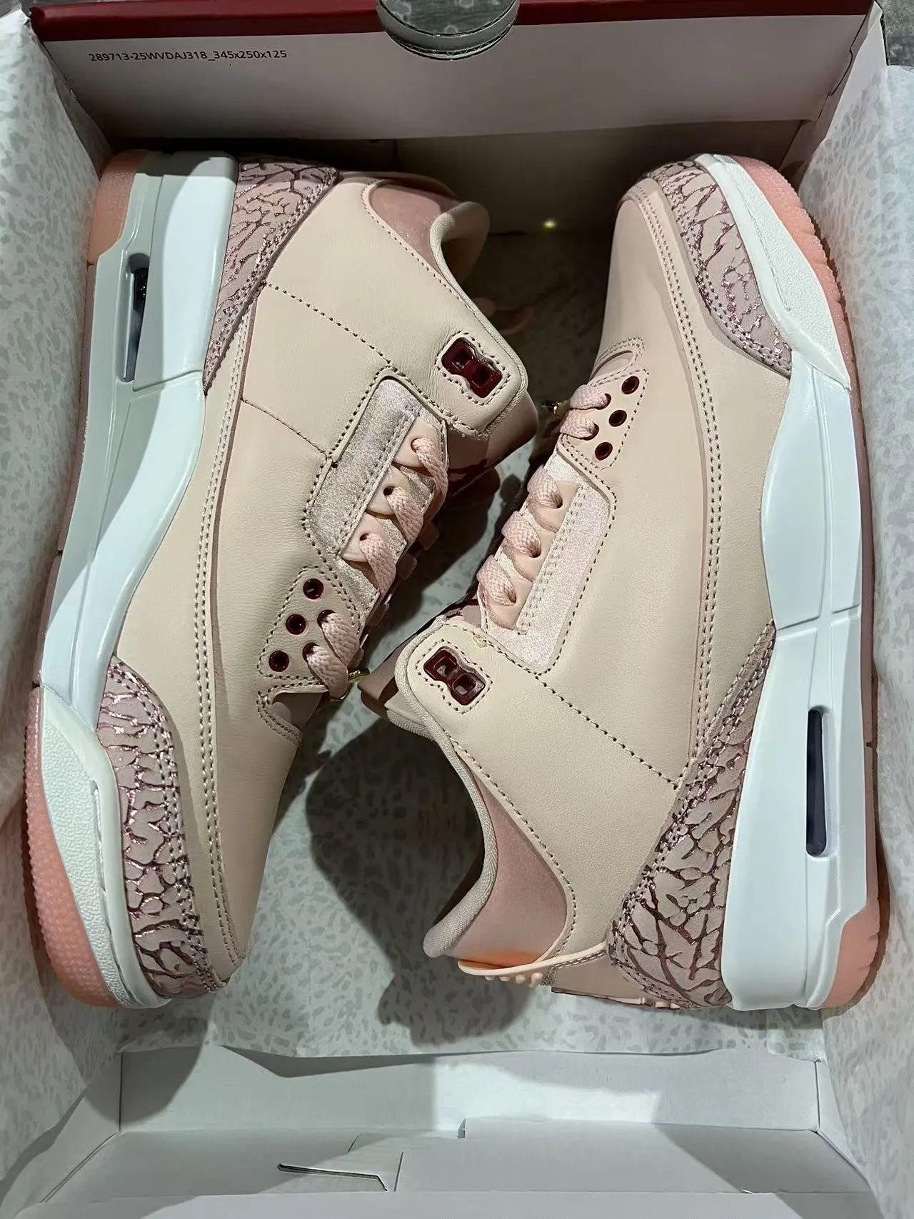 Air Jordan 3 Pink Elephant Basketball Shoes 9