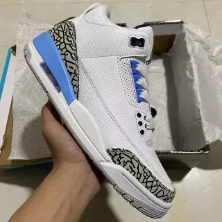 Air Jordan 3 白水泥 大象印花 篮球鞋