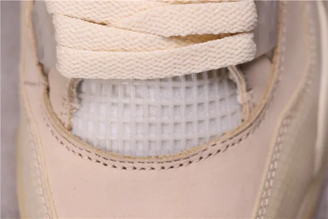 Air Jordan 4 Beige Monochrome Basketball Shoes 3