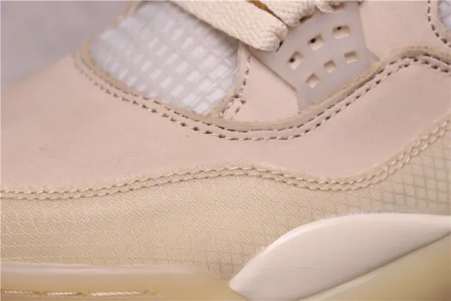 Air Jordan 4 Beige Monochrome Basketball Shoes 7