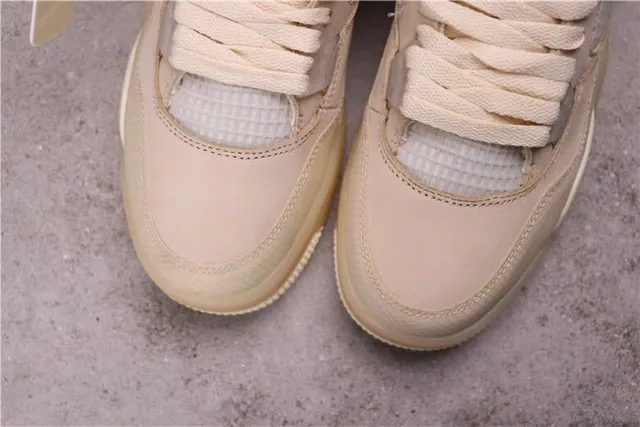 Air Jordan 4 Beige Monochrome Basketball Shoes 11