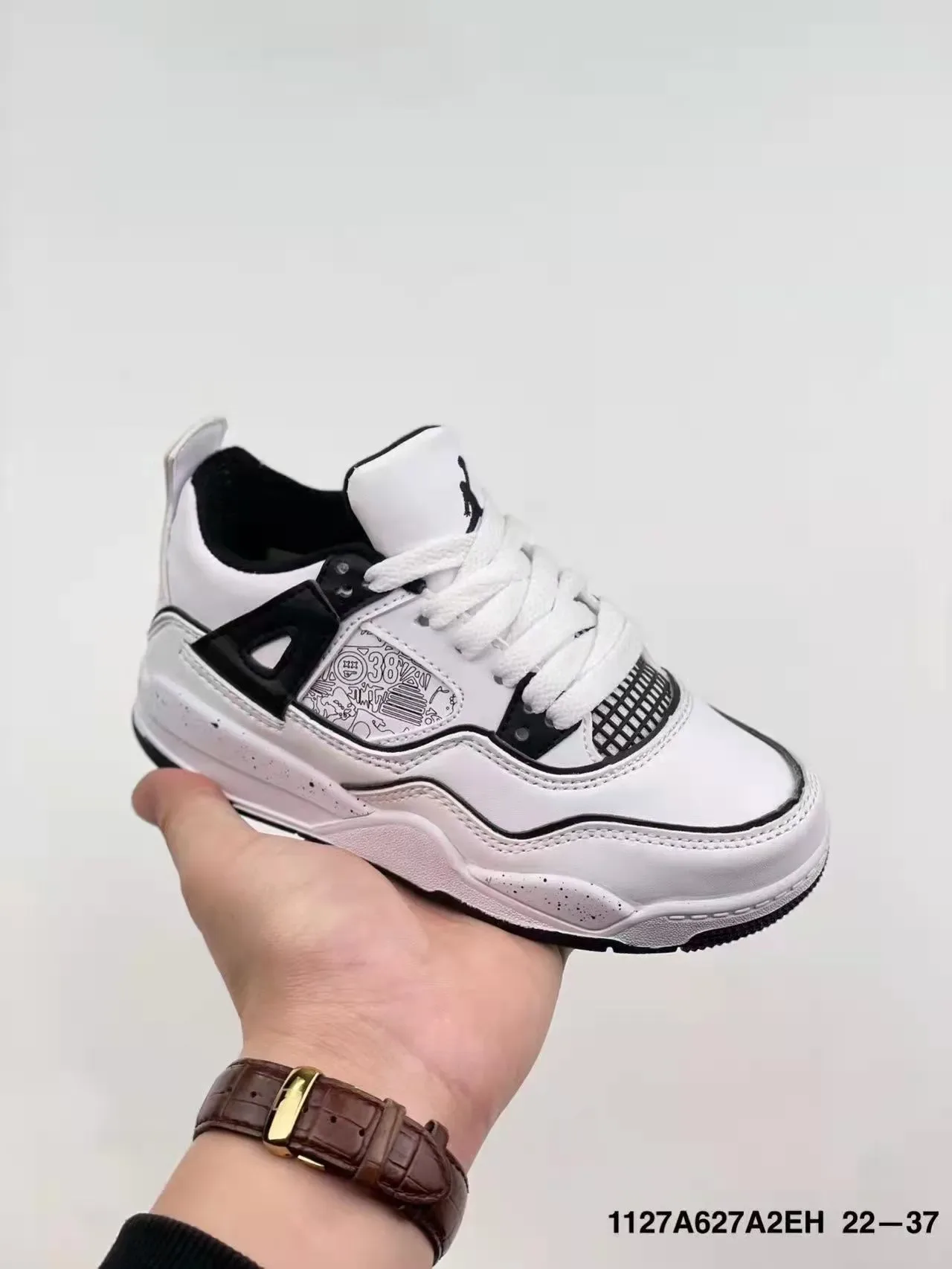Air Jordan 4 Light Blue Beige Teal Lifestyle Sneakers 8