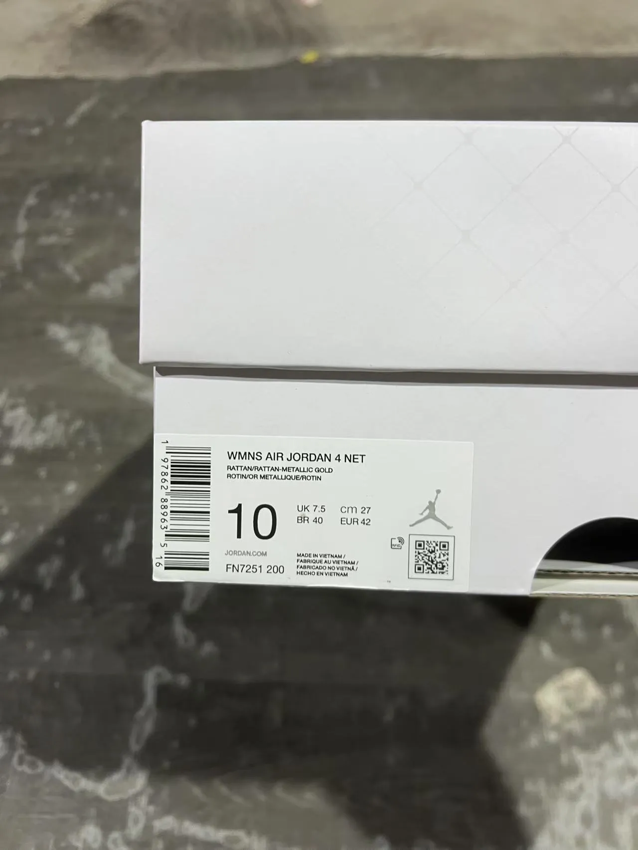 Air Jordan 4 Monochromatic Off-White Basketball Shoes 12