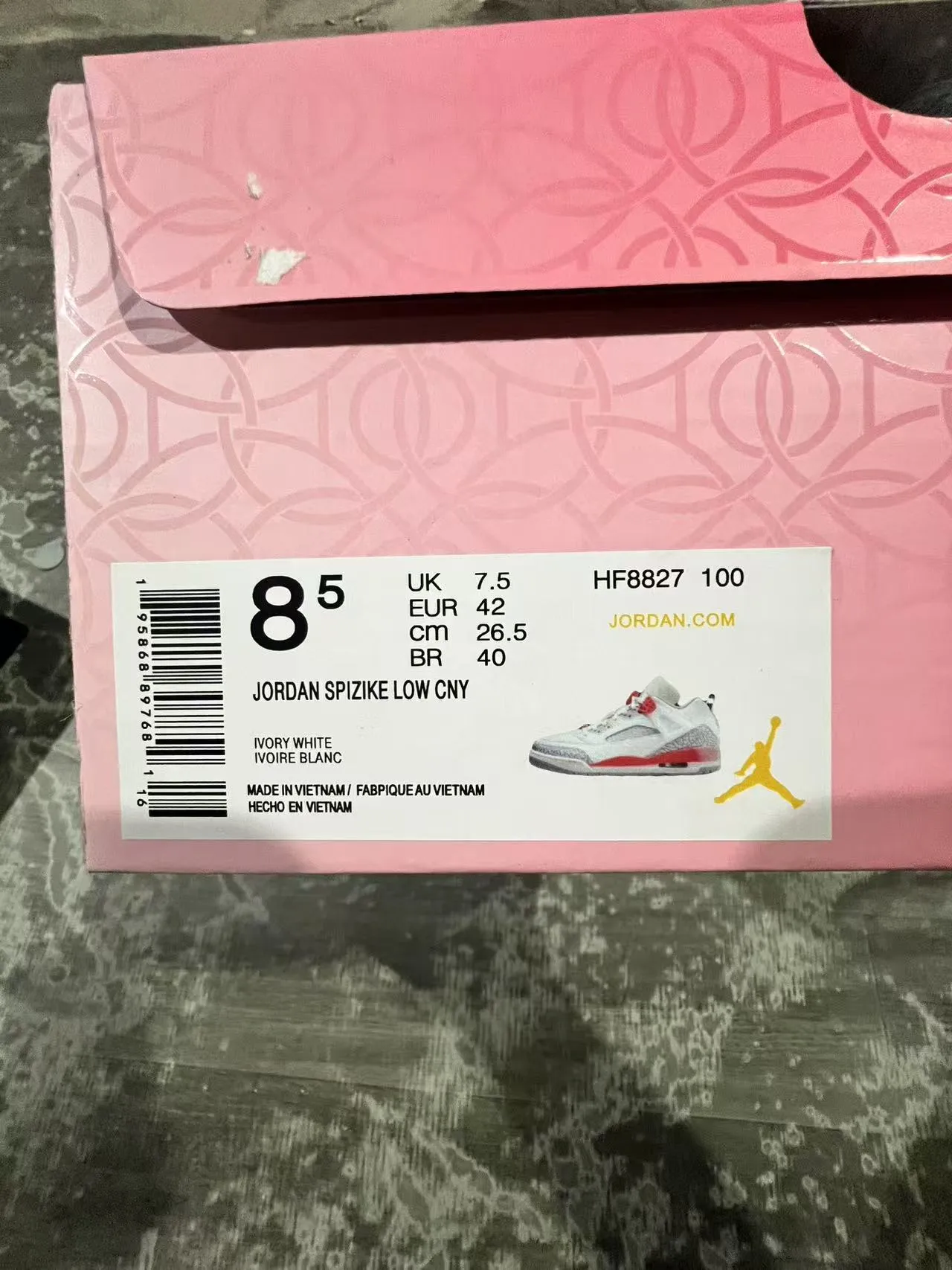 Air Jordan 4 Off-White Red Elephant Lifestyle Sneakers 11