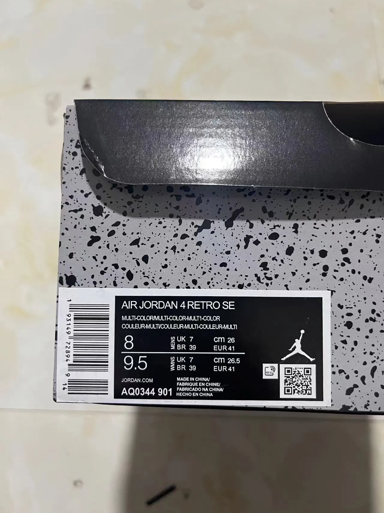 Air Jordan 4 Off-White Red Yellow Blue Basketball Shoes 10