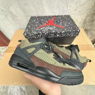 Air Jordan 4 橄榄棕色大象纹篮球鞋