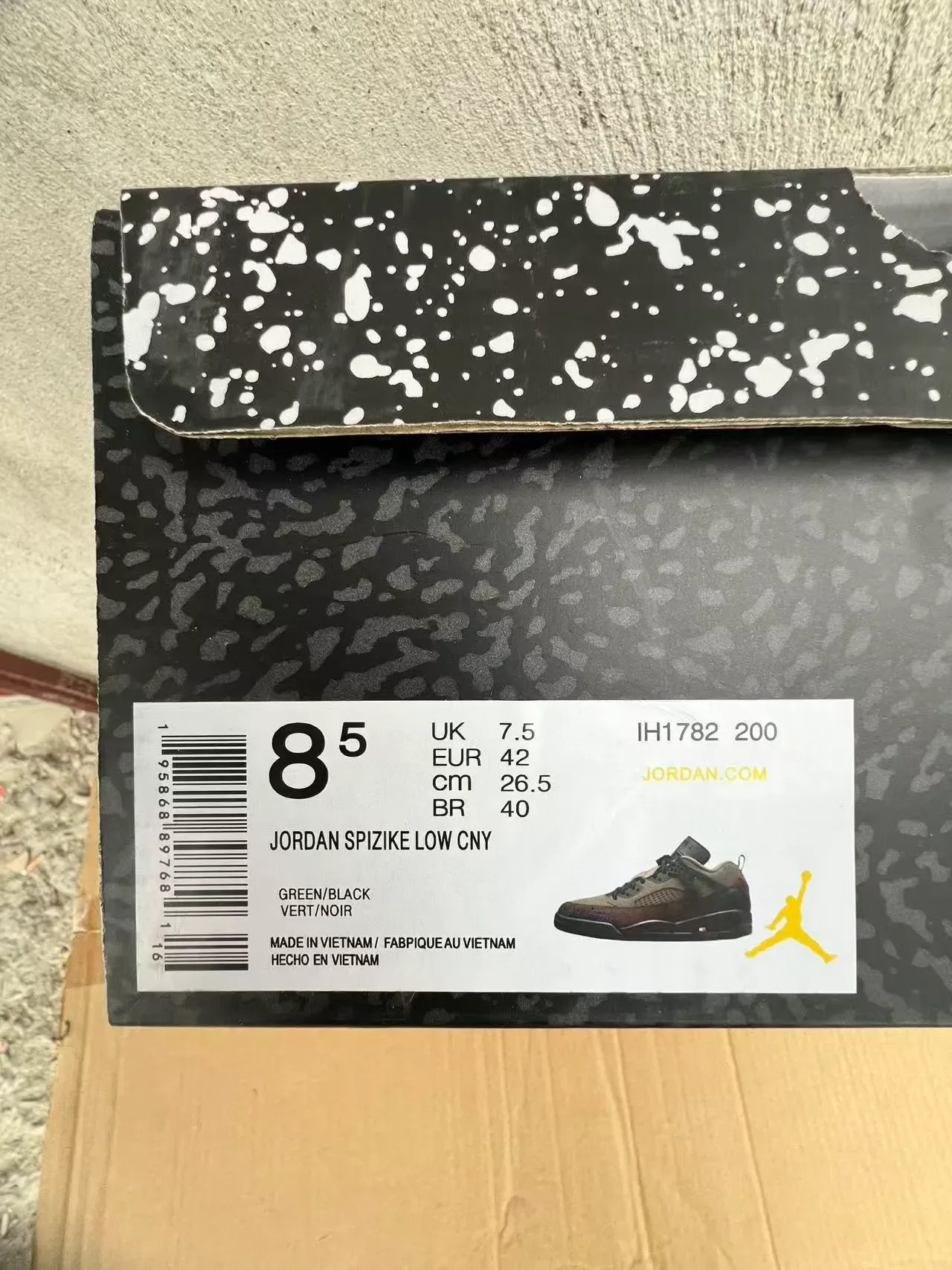 Air Jordan 4 Chaussures de Basketball Imprimé Éléphant Marron Olive 12