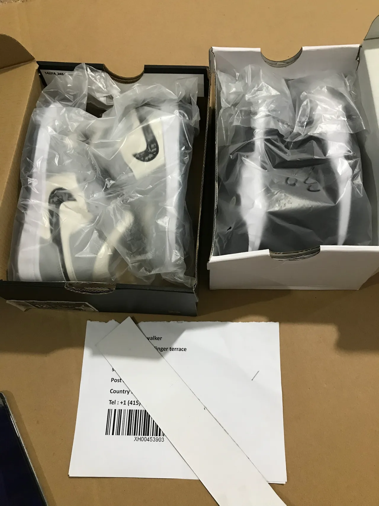 Zapatillas de baloncesto Air Jordan 4 blanco y gris moteado 4