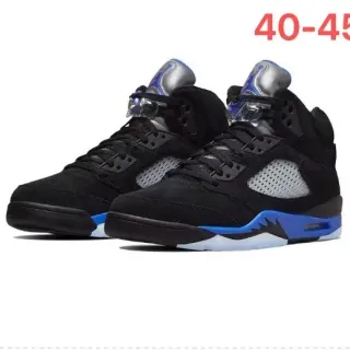Air Jordan 5 黑银蓝篮球鞋