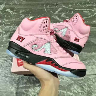 Air Jordan 5 粉色 黑色 红色 篮球鞋