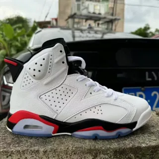 Air Jordan 6 白黑红篮球鞋