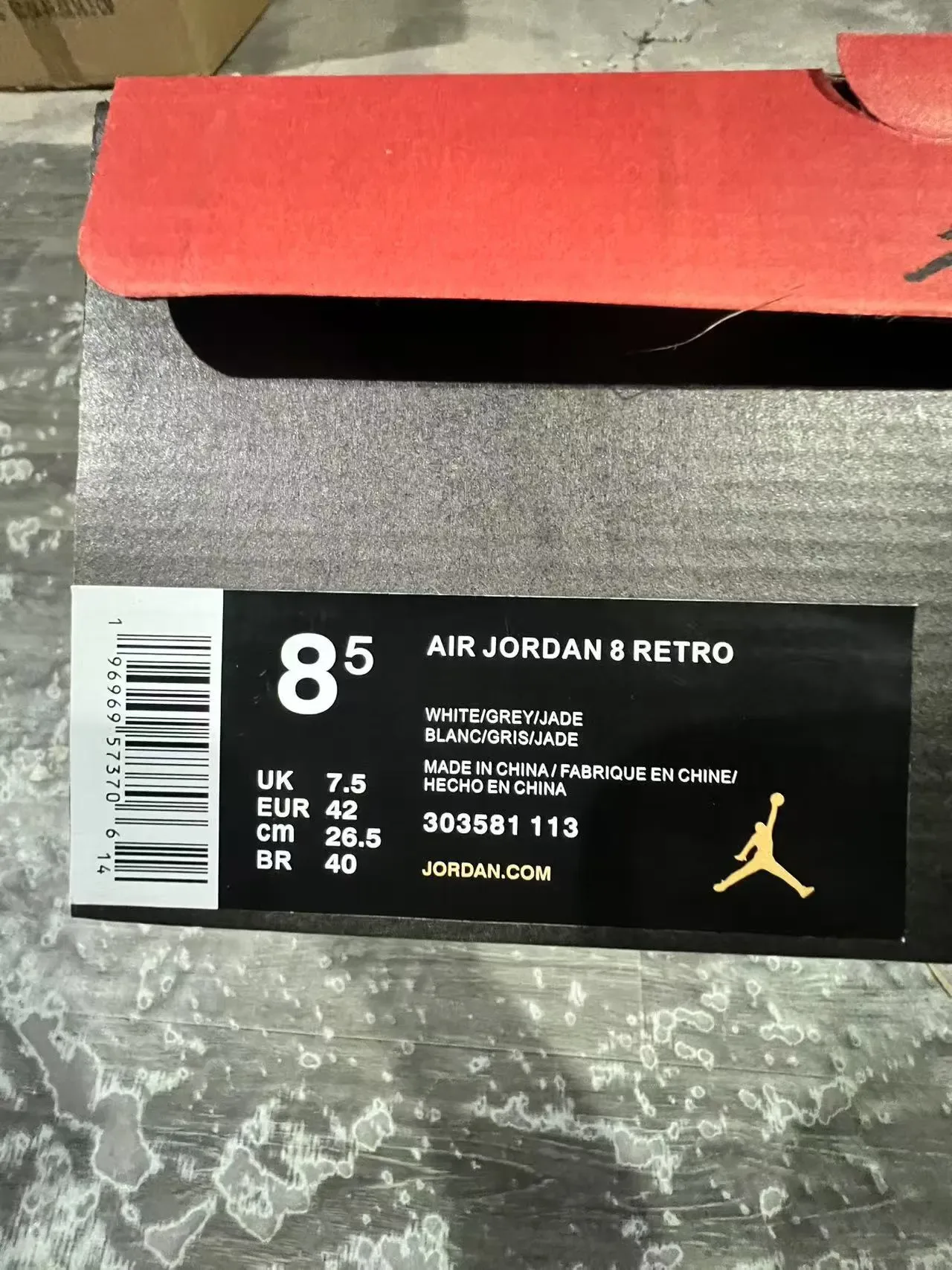 Air Jordan 8 Blanc Turquoise Rose Noir Chaussures de Basketball 10